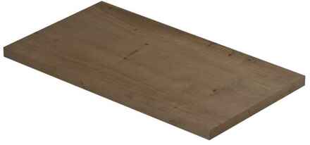 Ink Topdeck XS Topplaat voor Fontein 40x22x1,6 cm in Fineer Ash Grey Bruin