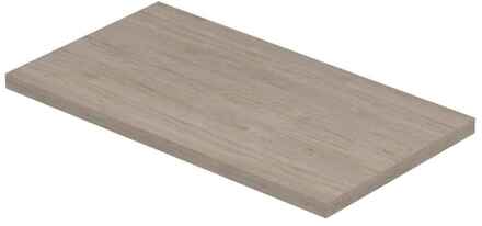 Ink Topdeck XS Topplaat voor Fontein 40x22x1,6 cm in Ivoor Eiken Beige