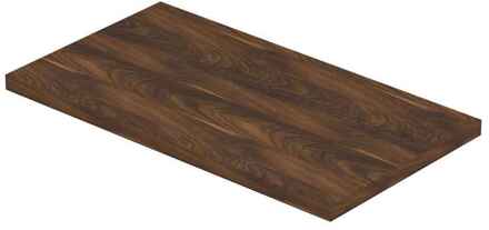 Ink Topdeck XS Topplaat voor Fontein 40x22x1,6 cm in Noten Bruin