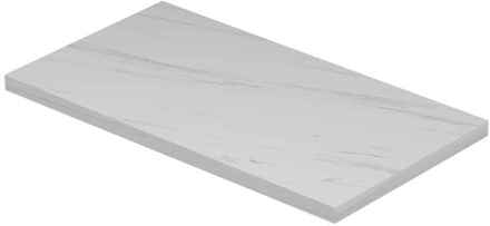 Ink Topplaat Fontein INK Topdeck XS 40x22x1.2 cm Calacatta Mat Mat Wit