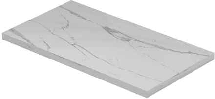 Ink Topplaat Fontein INK Topdeck XS 40x22x1.2 cm Statuario Glans Wit