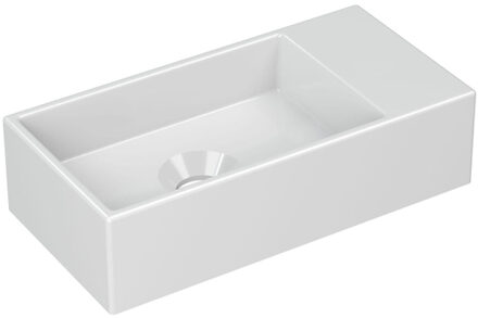 Ink Versus Fontein - 36x18x9cm - wasbak links - 0 kraangaten - porselein wit glans 3404231