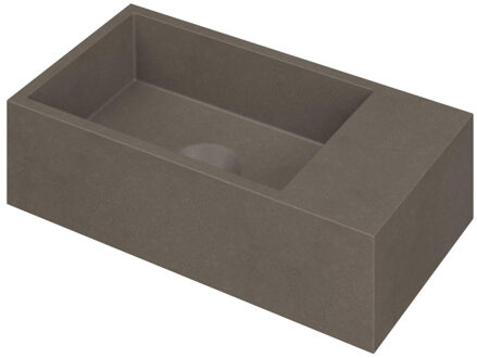 Ink Versus Fontein Quartz Zonder Kraangat Rechts Beton 36x18x9cm Quartz beton