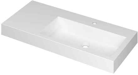 Ink Wastafel INK Momento 1000x450x90 mm Mat wit 3421339