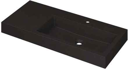 Ink Wastafel INK Momento 1000x450x90 mm Quartz zwart 3421239