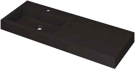 Ink Wastafel INK Momento 1200x450x90 mm Quartz zwart 3421246