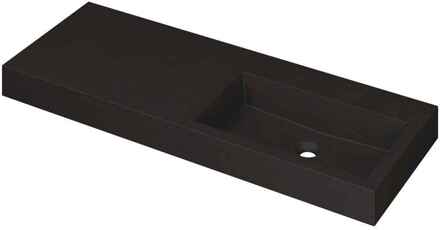 Ink Wastafel INK Momento 1200x450x90 mm Quartz zwart 3421248