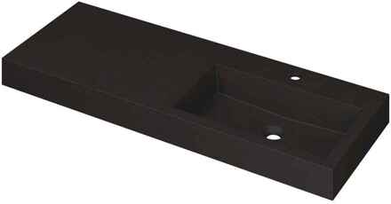 Ink Wastafel INK Momento 1200x450x90 mm Quartz zwart 3421249