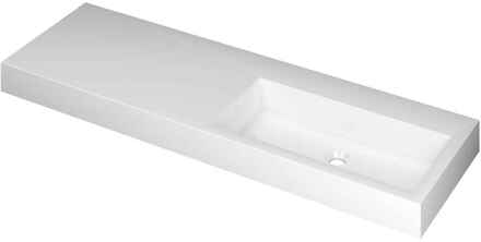 Ink Wastafel INK Momento 1400x450x90 mm Glans wit 3421058