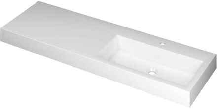 Ink Wastafel INK Momento 1400x450x90 mm Glans wit 3421059