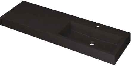 Ink Wastafel INK Momento 1400x450x90 mm Quartz zwart 3421259