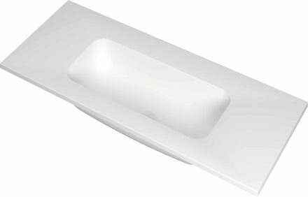 Ink Wastafel INK Reflekt 1000x400x15 mm Mat wit 3407730