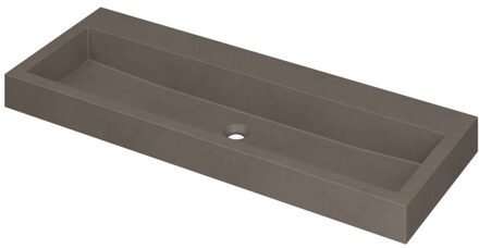 Ink Wastafel Momento Quartz zonder kraangat 120 cm x 45 cm x 9 cm Quartz beton 3421440