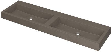Ink Wastafel Momento Quartz zonder kraangat 160 cm x 45 cm x 9 cm Quartz beton 3421460