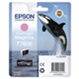 Inkcartridge Epson T7606 levendig lichtrood