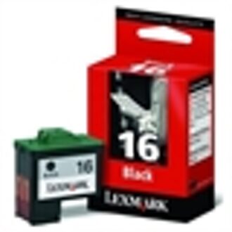 Inkcartridge Lexmark 10N0016E 16 zwart