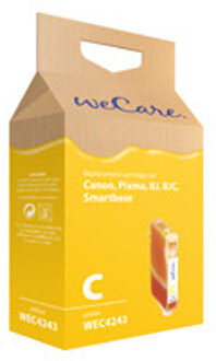 Inkcartridge Wecare Canon BCI-3/6 geel Koper
