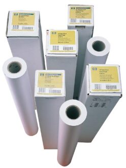 Inkjetpapier HP C6020B 914mmx45.7m 90gr coated Zwart