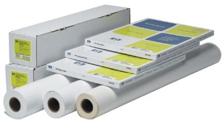 Inkjetpapier HP C6030C 914mmx30,5m 130gr heavyweight coated Zwart