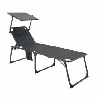 Inklapbaar ligbed met zonnepaneel