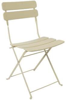Inklapbare bistrostoel Kos - beige - 84x48x42 cm
