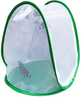 Inklapbare Fokken Doos Insect Kooi Ritssluiting Behuizing Behuizing Habitat Ademend Huisdier Product Observatie Netto