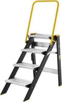 Inklapbare trap 5000R met beugel - 4 treden - WI808044