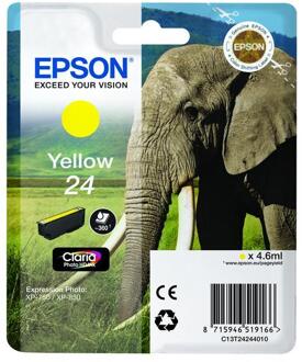 inktcartridge 24, 360 pagina's, OEM C13T24244012, geel