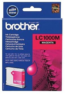 Inktcartridge Brother LC-1000M rood