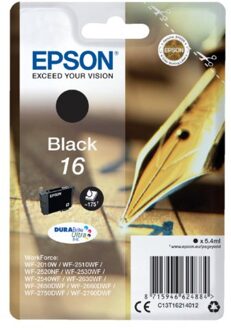 Inktcartridge Epson 16 T1621 zwart