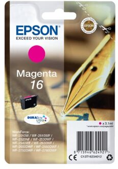 Inktcartridge Epson 16 T1623 rood
