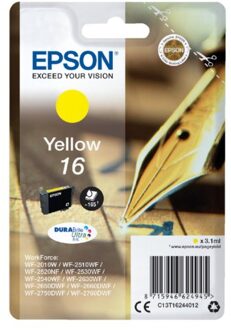 Inktcartridge Epson 16 T1624 geel