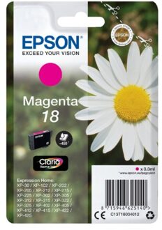 Inktcartridge Epson 18 T1803 rood