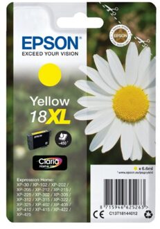 Inktcartridge Epson 18XL T1814 geel HC