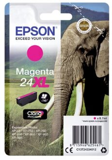 Inktcartridge Epson 24XL T2433 rood HC