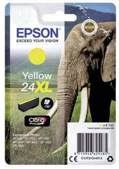 Inktcartridge Epson 24XL T2434 geel HC