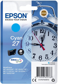 Inktcartridge Epson 27 T2702 blauw
