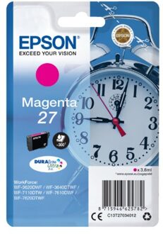 Inktcartridge Epson 27 T2703 rood