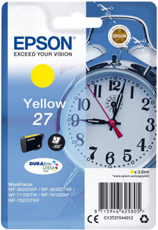 Inktcartridge Epson 27 T2704 geel