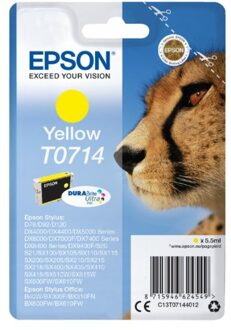 Inktcartridge Epson T0714 geel