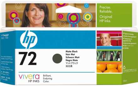 Inktcartridge HP C9403A 72 mat zwart