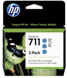 Inktcartridge HP CZ134A 711XL blauw HC