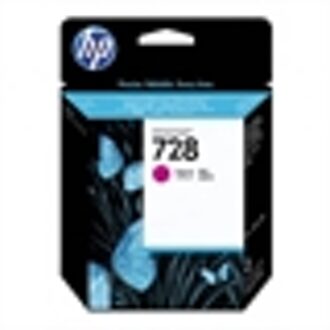Inktcartridge HP F9J62A 728 rood