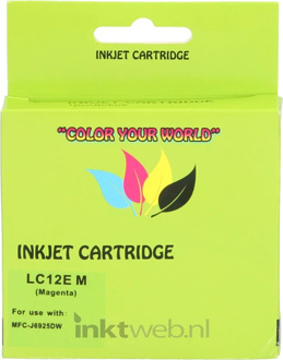 Inktcartridge / LC-12EM / Magenta - Geschikt voor Brother