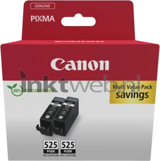 inktcartridge PGI-525PGBK, 311 pagina's, OEM 4529B017, zwart, pak van 2 stuks