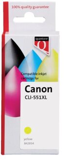 Inktcartridge quantore alternatief tbv canon Cli-551xl geel