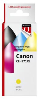 Inktcartridge quantore alternatief tbv canon Cli-571xl geel