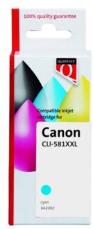 Inktcartridge quantore alternatief tbv canon Cli-581xxl blauw
