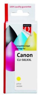Inktcartridge quantore alternatief tbv canon Cli-581xxl geel