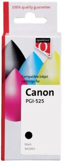 Inktcartridge quantore alternatief tbv canon Pgi-525 zwart